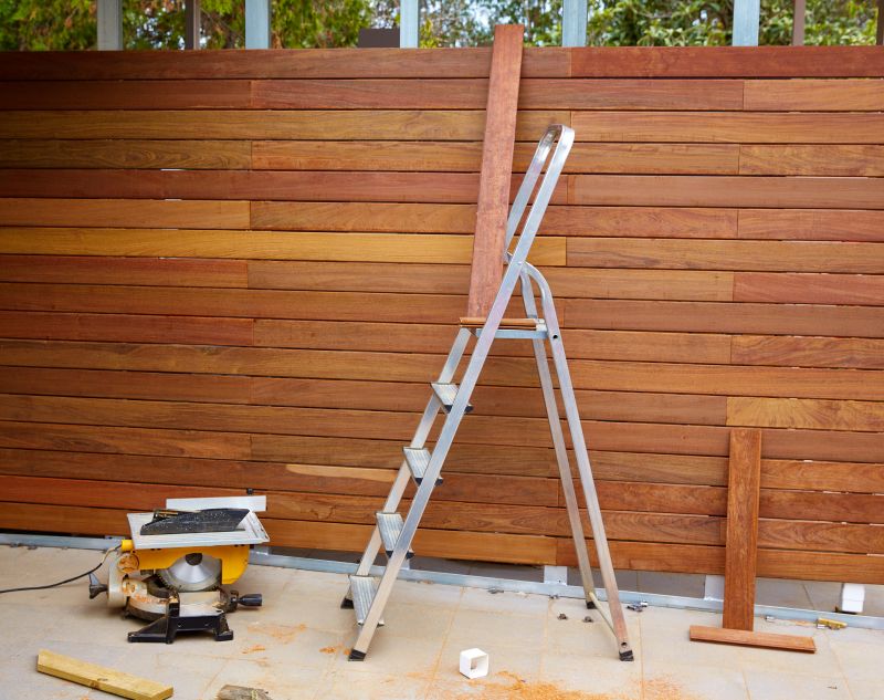 Shadow Box Fence Construction